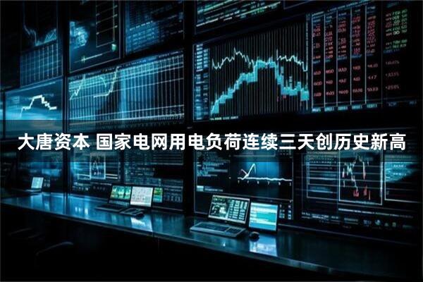 大唐资本 国家电网用电负荷连续三天创历史新高